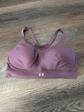 (17) Under Armour Women's Mauve-Purple Medium Support Sports Bra